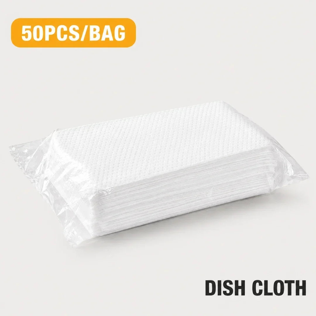 Refillable Cleaning Brush with 50 Pads