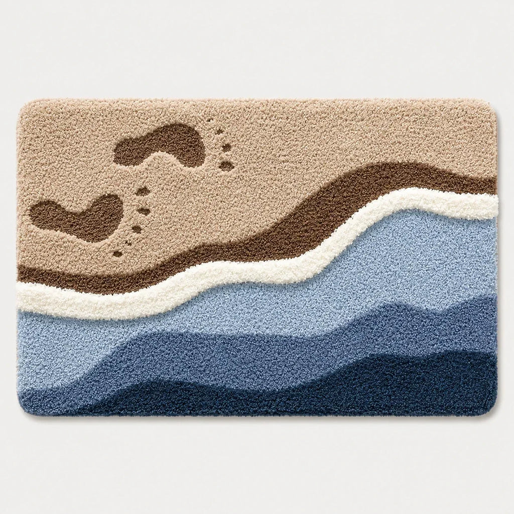 Patterned Plush Bath Mat in 5 Designs