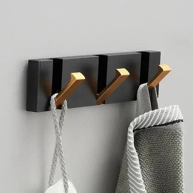 Foldable Stainless Steel Wall Hook Rail