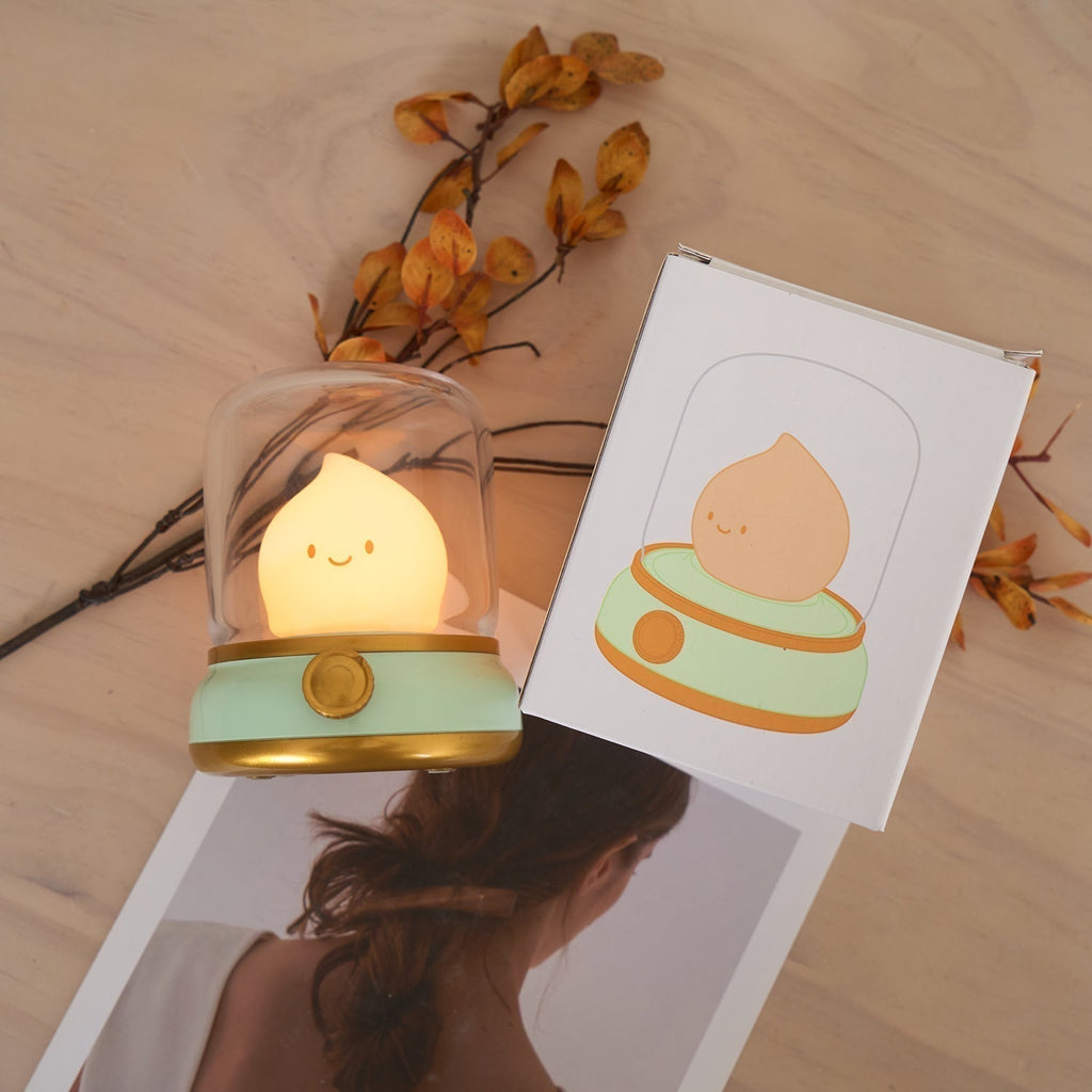 LED Flame Night Light with Flickering Effect