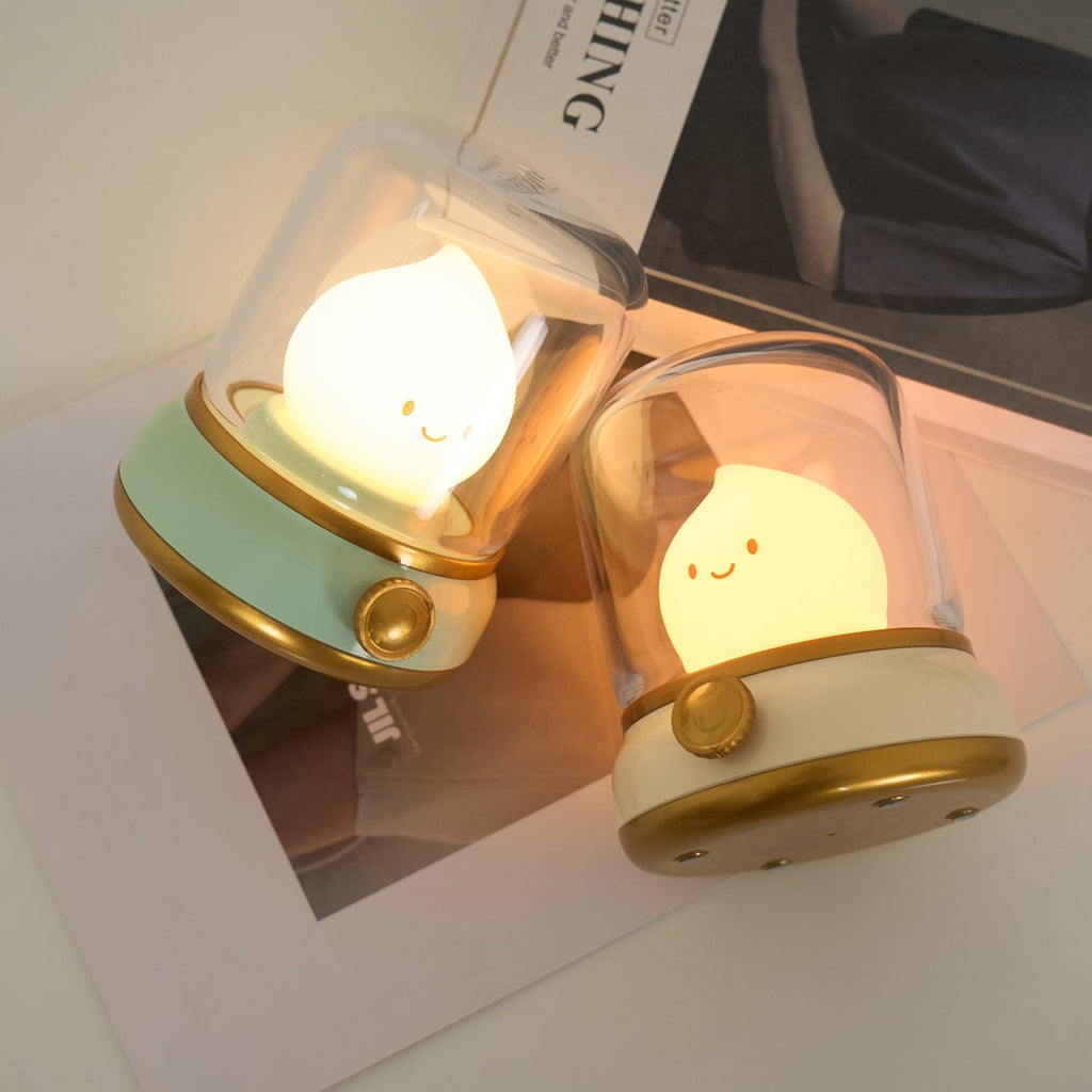 LED Flame Night Light with Flickering Effect