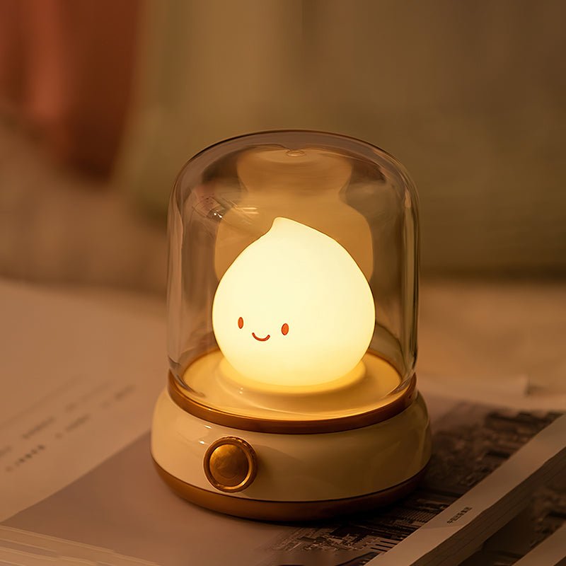 LED Flame Night Light with Flickering Effect